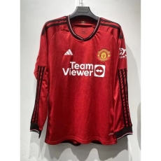 23-24 Manchester United home field long sleeves